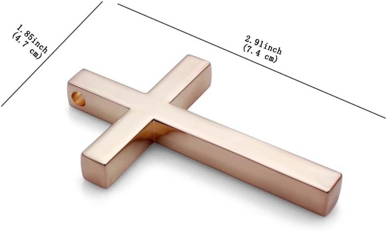 EFORCAR(TM 1Pcs Car Rear View Mirror Decoration Cross Religious Faith Car Charm Hanging Accessory Auto(Rndom Color) image number 4