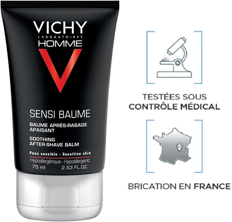 Vichy Homme Soothing After-Shave Balm (For Sensitive Skin) 75Ml/2.53Oz image number 1