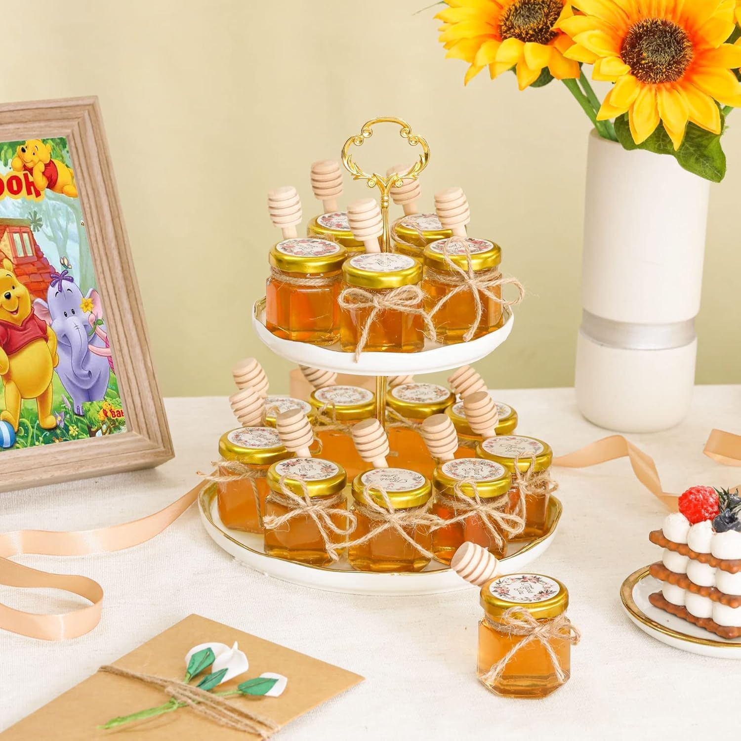 Comsaf Glass Jars 45Ml with Screw Caps 40 Pack - Airtight Glass Jars with Lids for Jam, Honey, Yogurt, Cucumbers and Beans - Clear Glass Storage Jars for Food and Overnight Oats image number 5