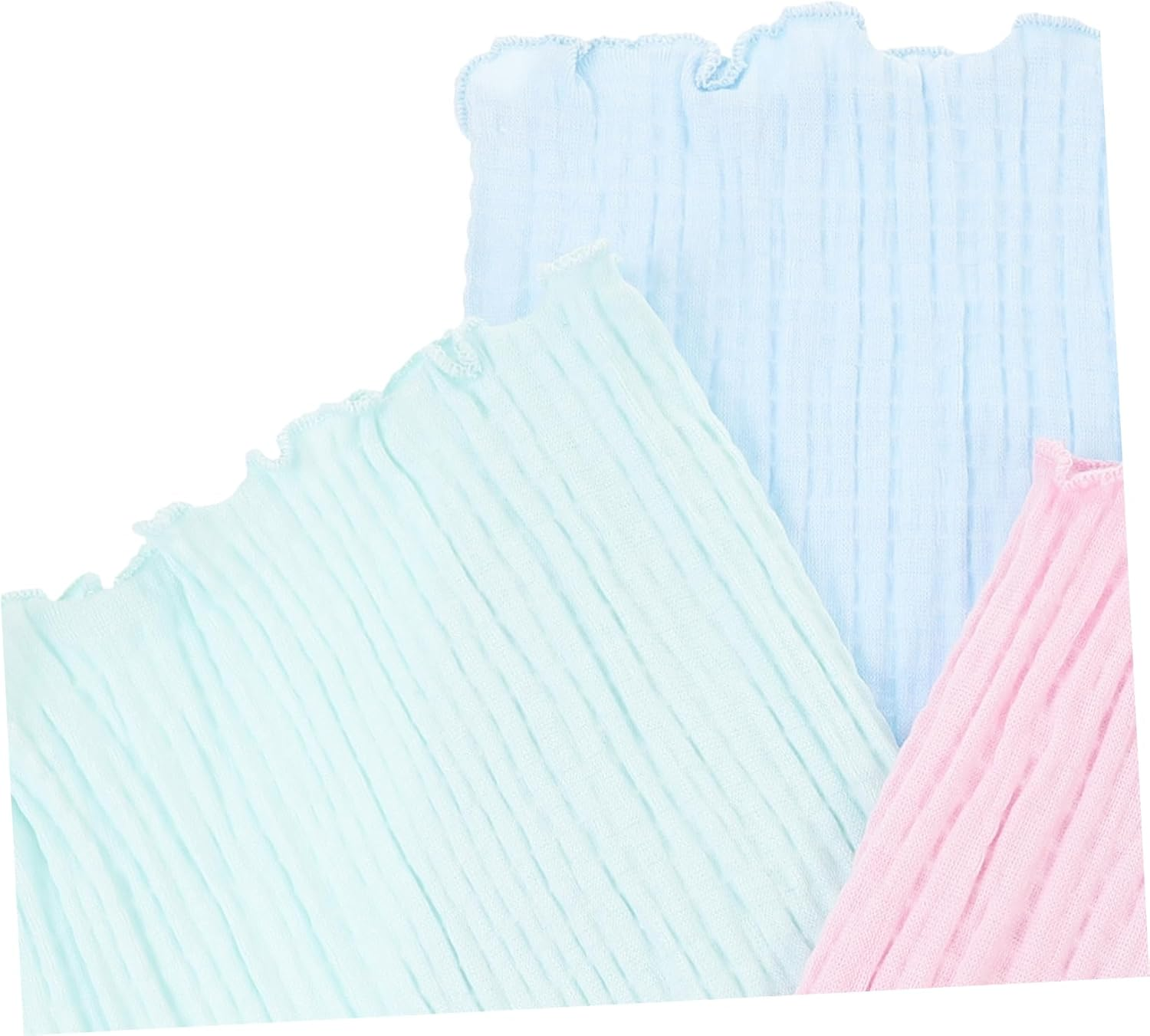 3Pcs Cotton Bellyband for Baby Newborn Infant Toddler Soft Elastic Umbilical Cord Care Warm Abdominal Wraps Assorted Colors image number 2