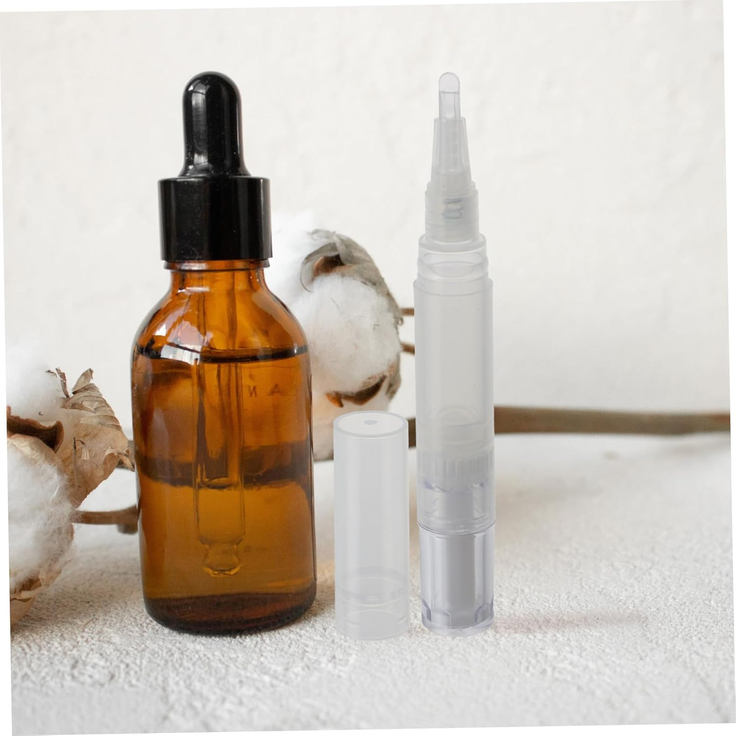 CIYODO 4Pcs Empty Twist Pen Manicure Brush Applicator Silicone Tip Nail Oil Eyelash Dispenser for Travel Daily Use image number 1