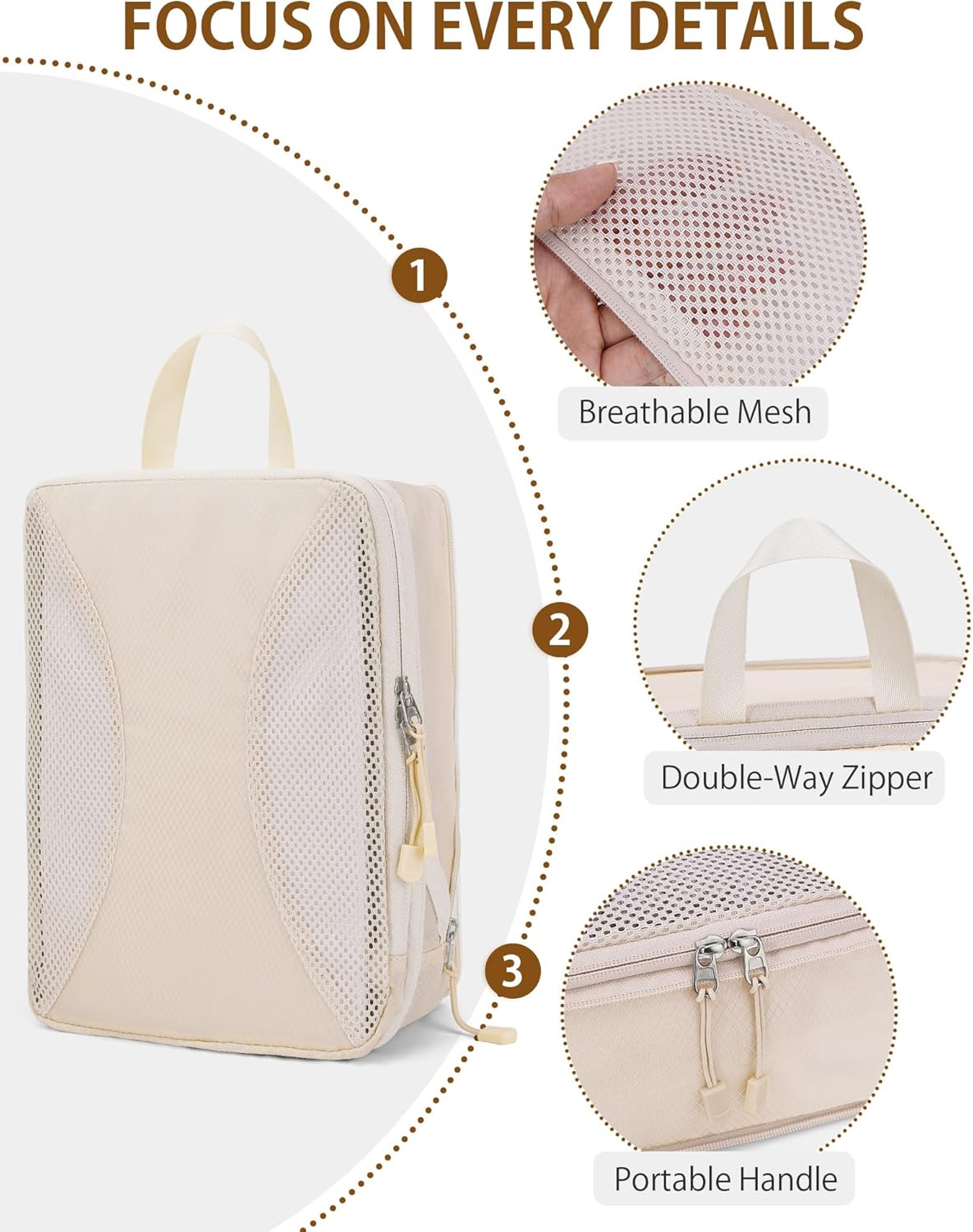 Compression Packing Cubes 8 Set, Suitcase Organiser Bags, Travel Cubes for Suitcases, Luggage Organiser Packing Bags, Flight Cruise Holiday Essentials