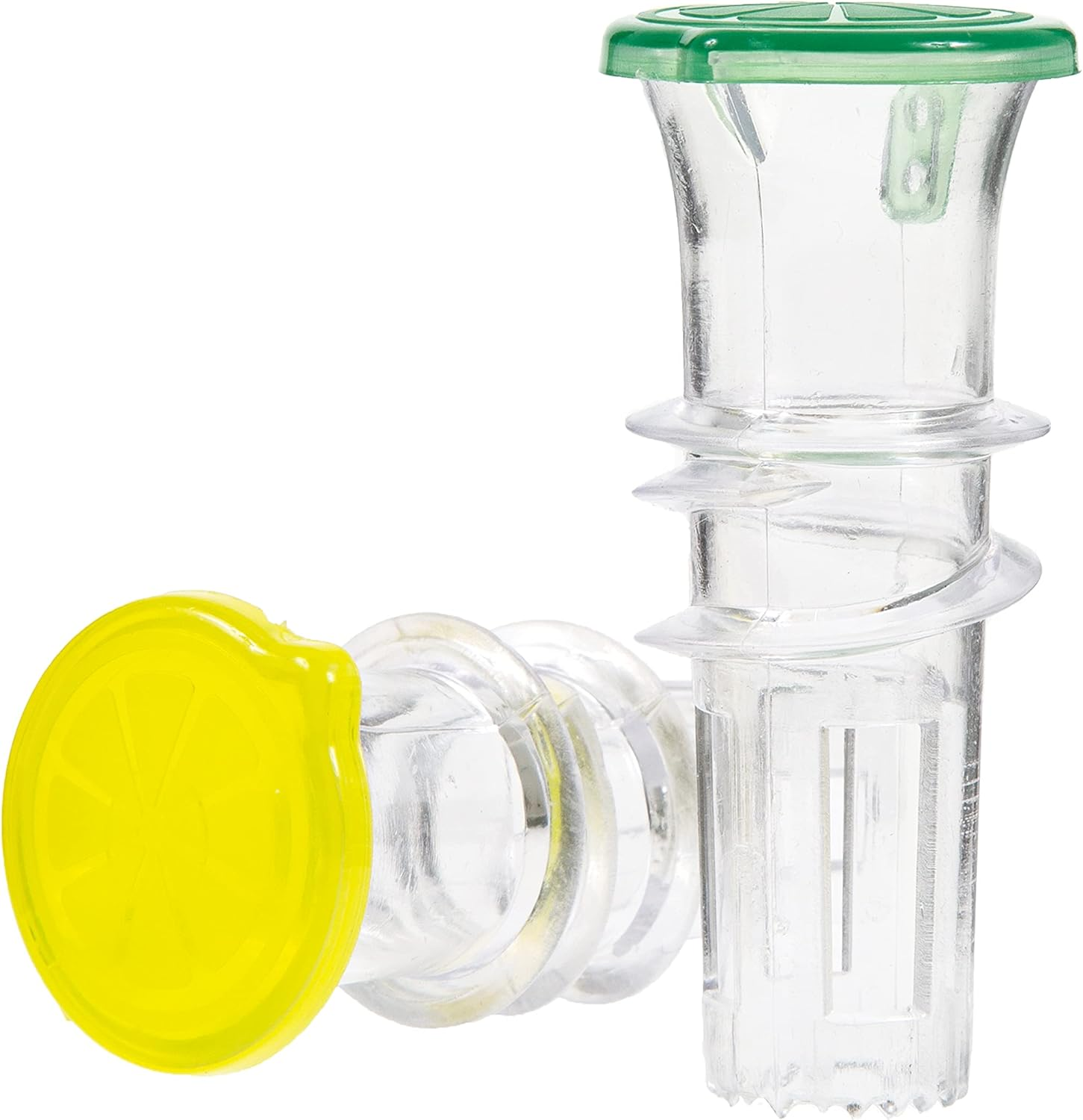 YZC Lemon Squeezer &ndash; 2-Pack Lemon-Juicer &ndash; Bpa-Free Plastic Lime Juicer&ndash; Compact Juice Extractor Citrus Press with Lid &ndash; Squeeze Lime for Cocktails, Drinks image number 3