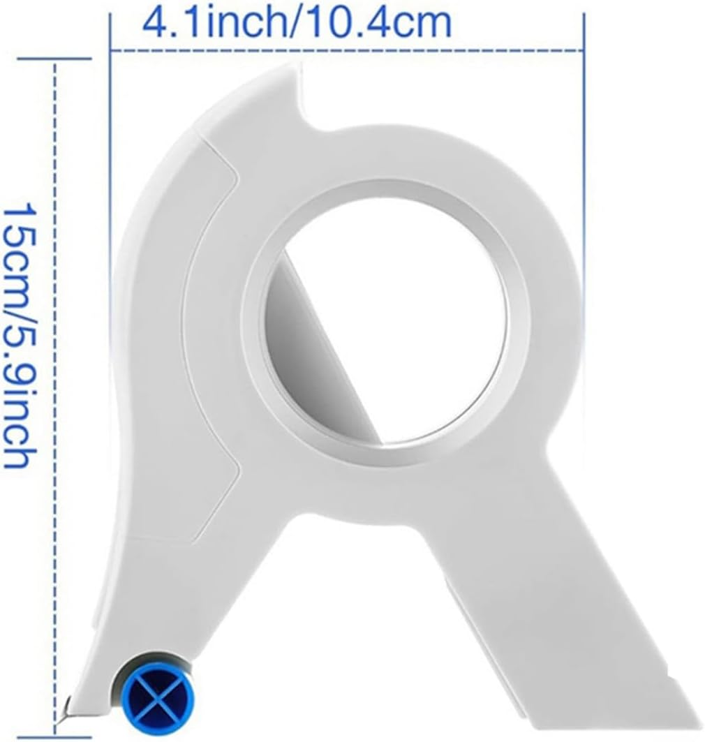 Masking Paint Tape Applicator, Portable Semi-Automatic Plastic Tape Dispenser Cutter for Painting Trim Door Frames image number 4