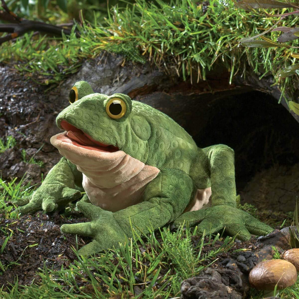 Folkmanis Toad Hand Puppet image number 2