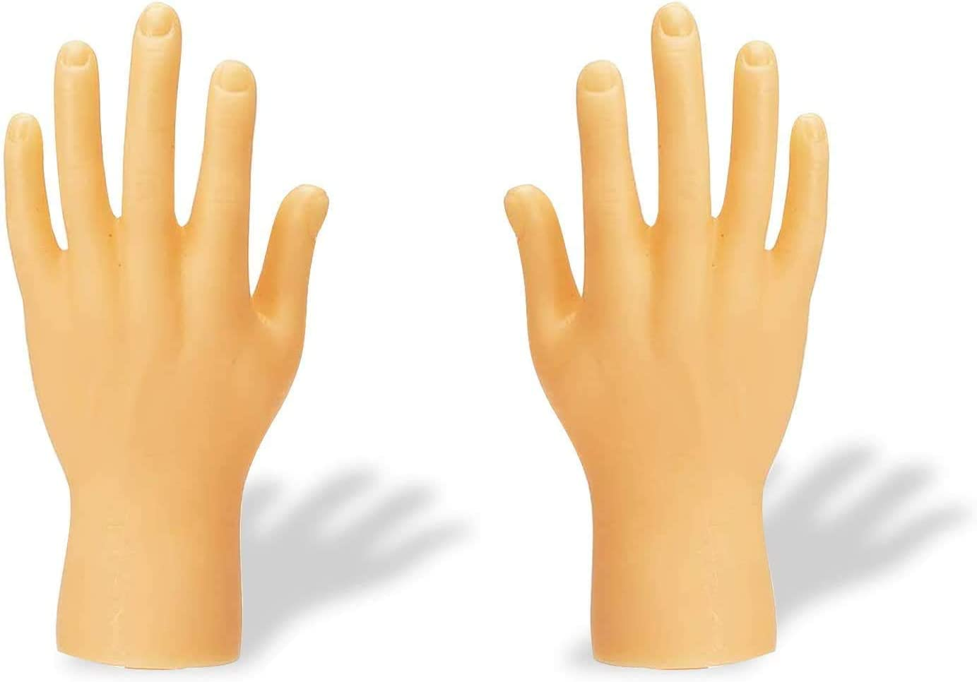 Finger Puppet Mini Finger Hands Tiny Hands with Left Hands and Right Hands for Game Party (Five Hand,10 Pieces) image number 2