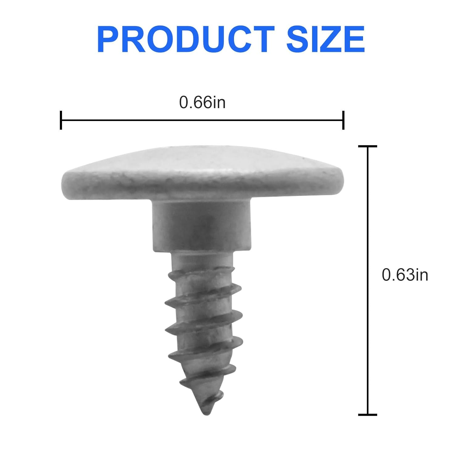 3310724.0040000002 Air Conditioner Shroud Screw （10 Pcs） Fits for Dometic Brisk II and Penguin II Roof Top Air Conditioners image number 4