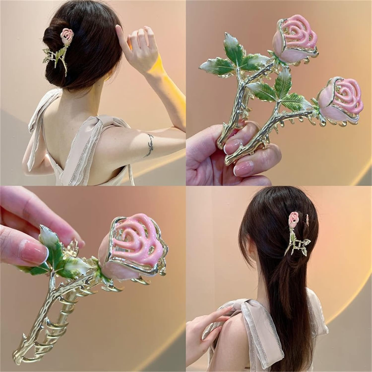 Hair Clips for Women, Cute Claw Clip, Creative Hair Accessories,Flower image number 1