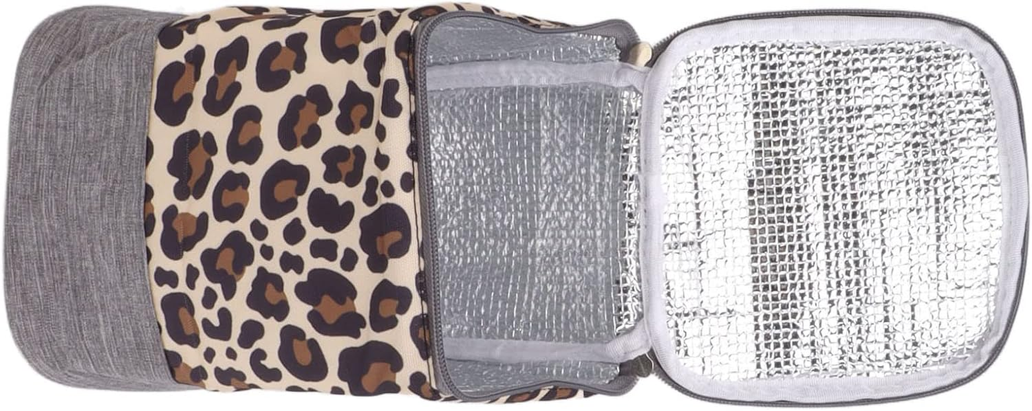 Thermal Baby Bottle Bag, Easy Cleaning Breastmilk Warmer Cooler Carrier Bag Side Pocket Design 3L with Handle for Travel image number 6