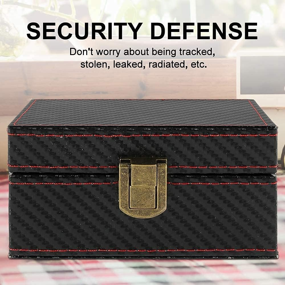 Car Key Signal Blocking Box Large Faraday Box 11.6 X 9X 5.8Cm for Car Keys Phones RFID Blocker Case Car Key Safe Blocker Box Keyless Car Keys Fob Storage Box Cars Security anti Theft Large Storage Box image number 5