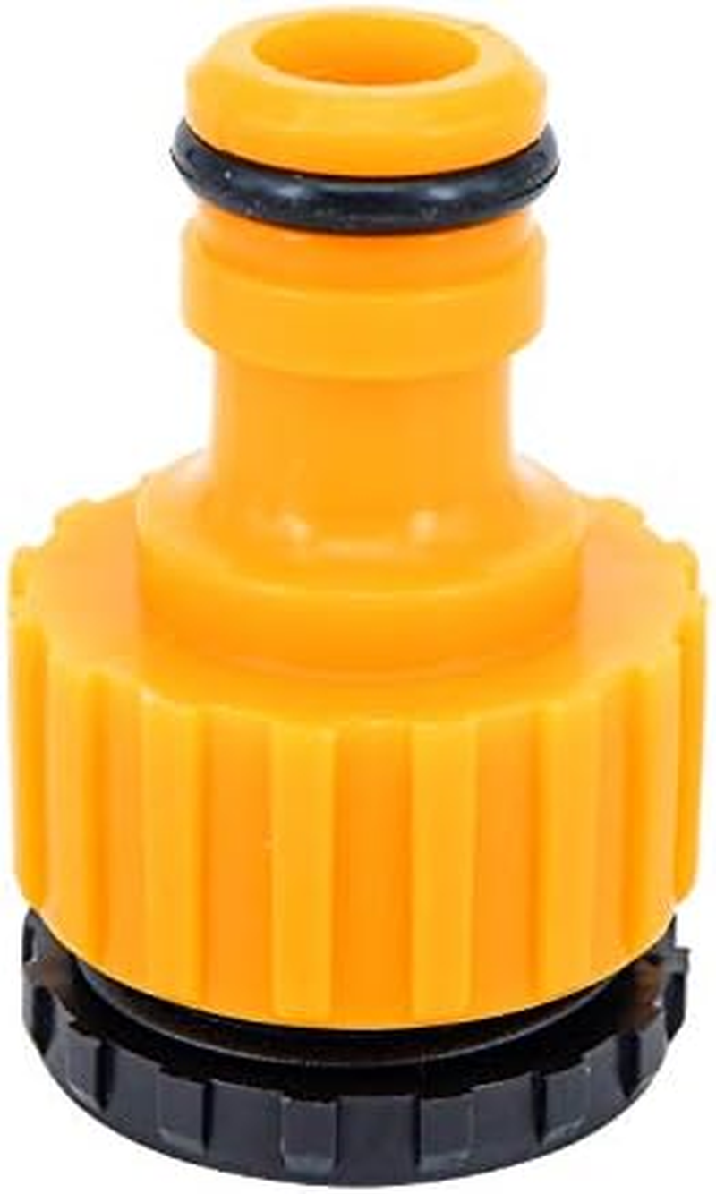 Lvzhen Set of 4 Garden Hose Connectors Set Hose Tap Connector Hose Fitting Starter Set- 2In1 Threaded Tap Connector Hose Waterstop Connector Hose End Quick Connector Hose Nozzle image number 2