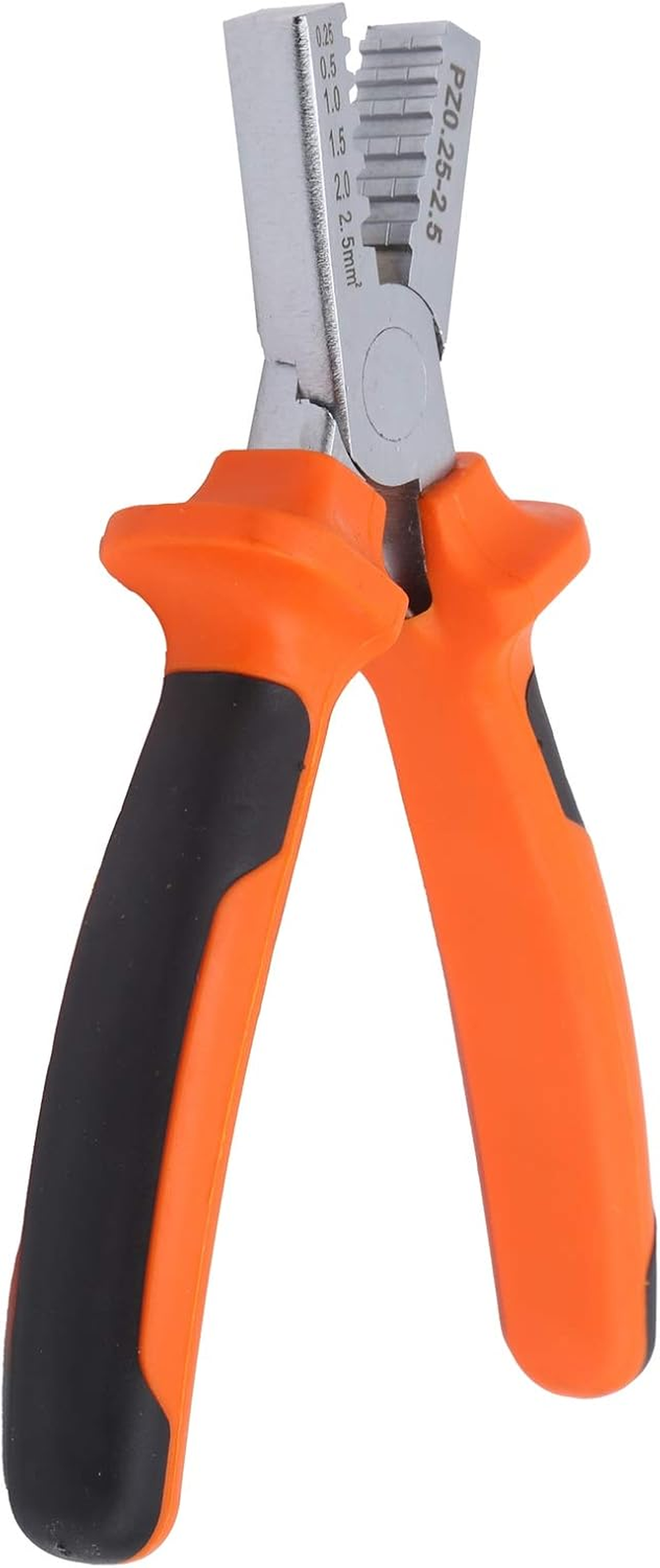 Piccola Pinza a Crimpare in Stile Tedesco a Due Colori, Pinza Spelafili Multiutensile PZ0.25‑2.5A, Utilizzata per Tagliare, Spellare E Avvolgere