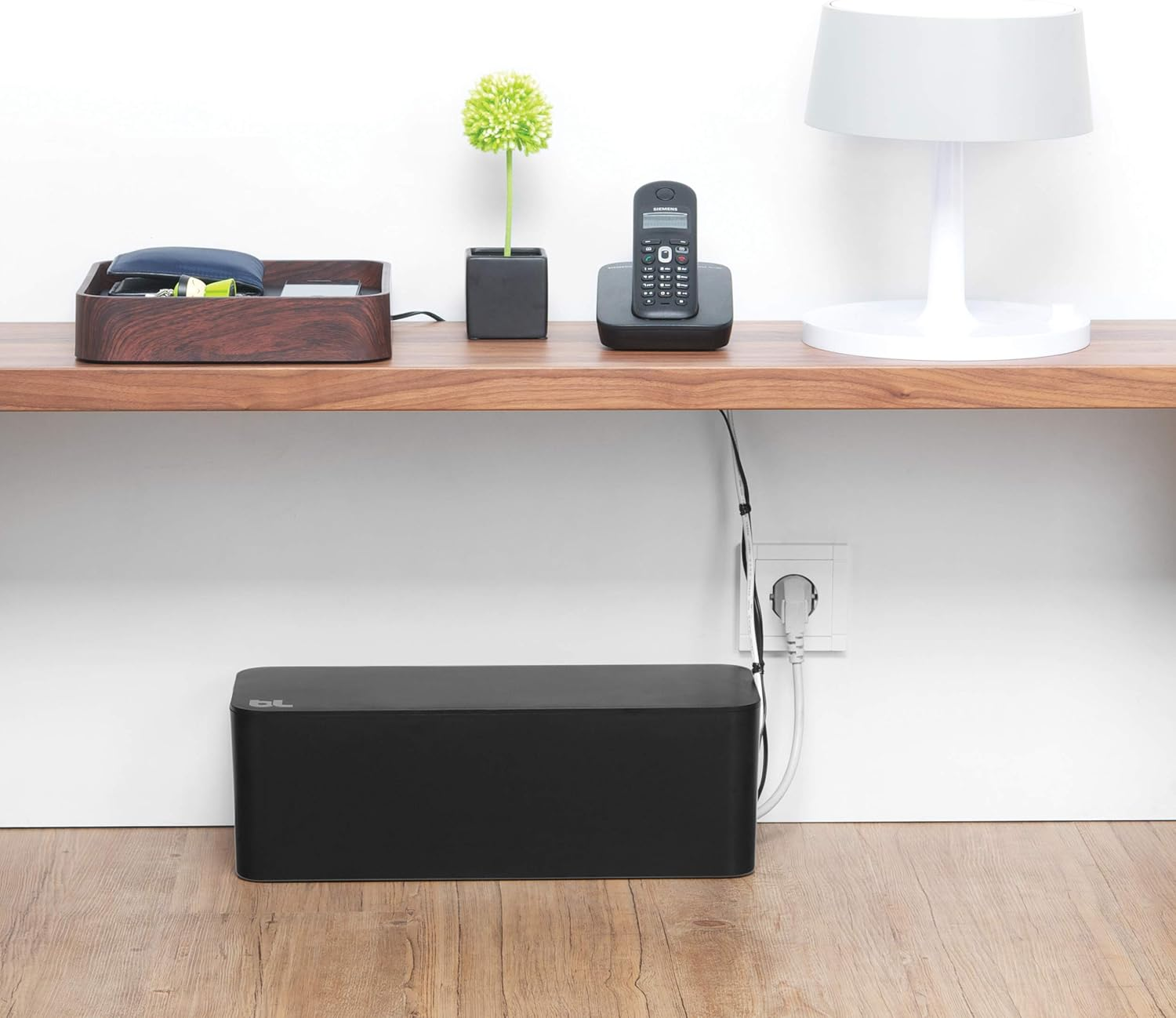 Bluelounge Cablebox, Black, (CB-01-BL) image number 4