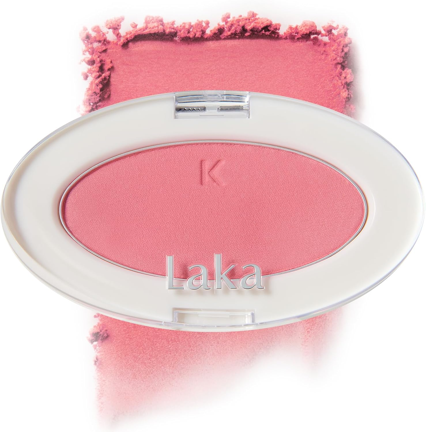 Laka Love Silk Blush, Radiant Powder Blush, Silky, Buildable Color with a Natural Glow, Long Lasting, Moisturizing Formula for a Fresh, Flushed Look, K-Beauty (#706 Lover)