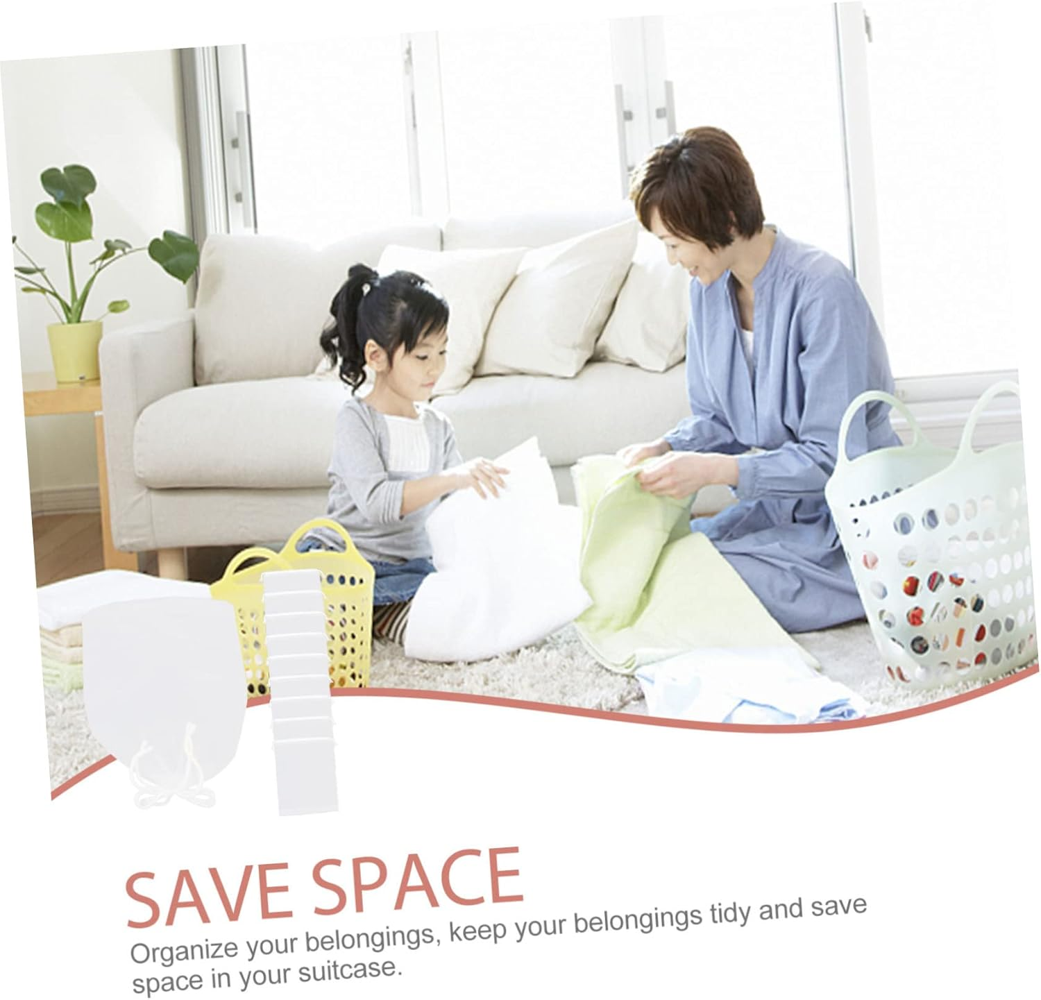 SHERCHPRY 10Pcs Storage Bags Frosted Travel Laundry Bags Drawstring Pouch for Suitcase Clothing Packing