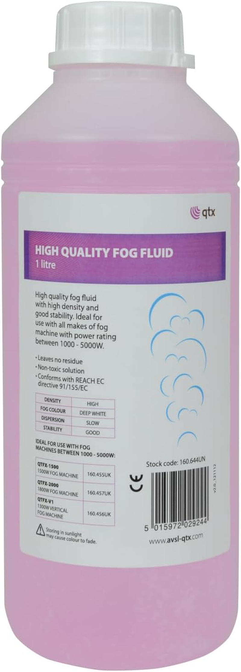 QTX | Long Lasting Smoke/Fog Fluid for DJ & Party Effect | 1 Litres image number 5