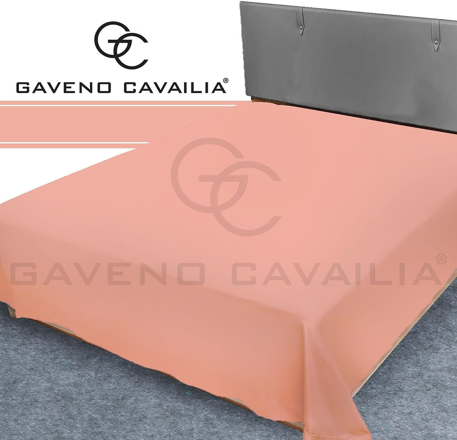 Hotel Quality King Size Flat Sheet- Polycotton Fabric Percale Non Iron Bedding- Super Soft Bedding Linen Set- Blush Pink image number 2