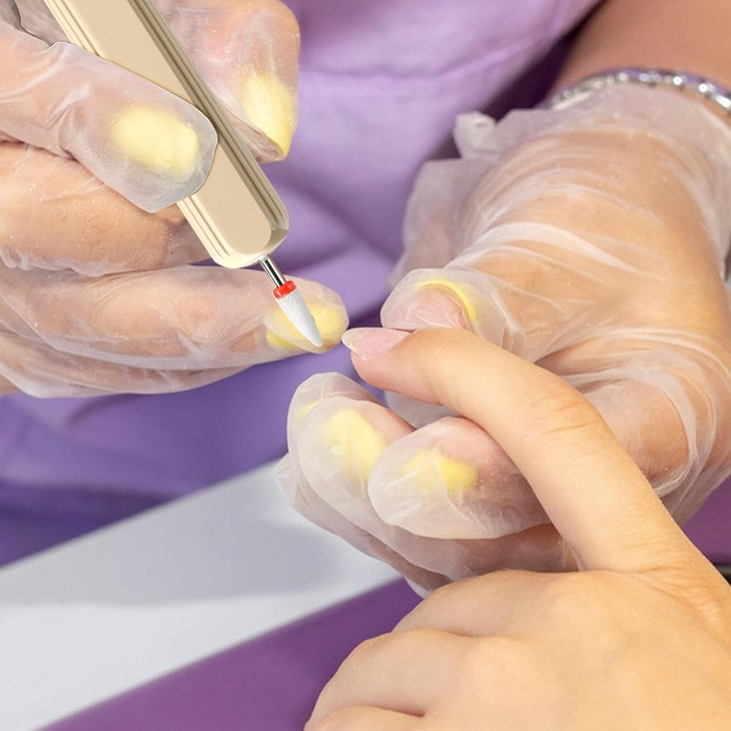 Shurzzesj Electric Nail Drill File Professional | Electric Nail Drill Machine Kit - Compact Portable Design Nail Drill Kit Hand Foot Care Tool for Acrylic, Gel Nails image number 3