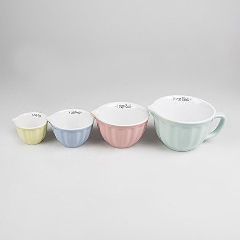 Retro Pastel Measuring Cups - Set of 4 Pcs by Sass