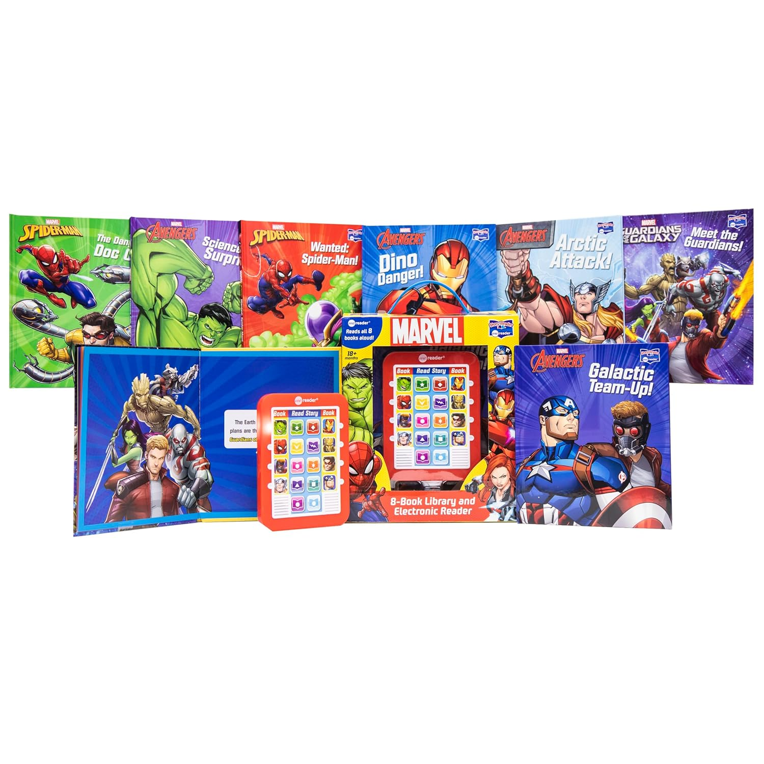 Marvel: Me Reader 8-Book Library and Electronic Reader Sound Book Set image number 6