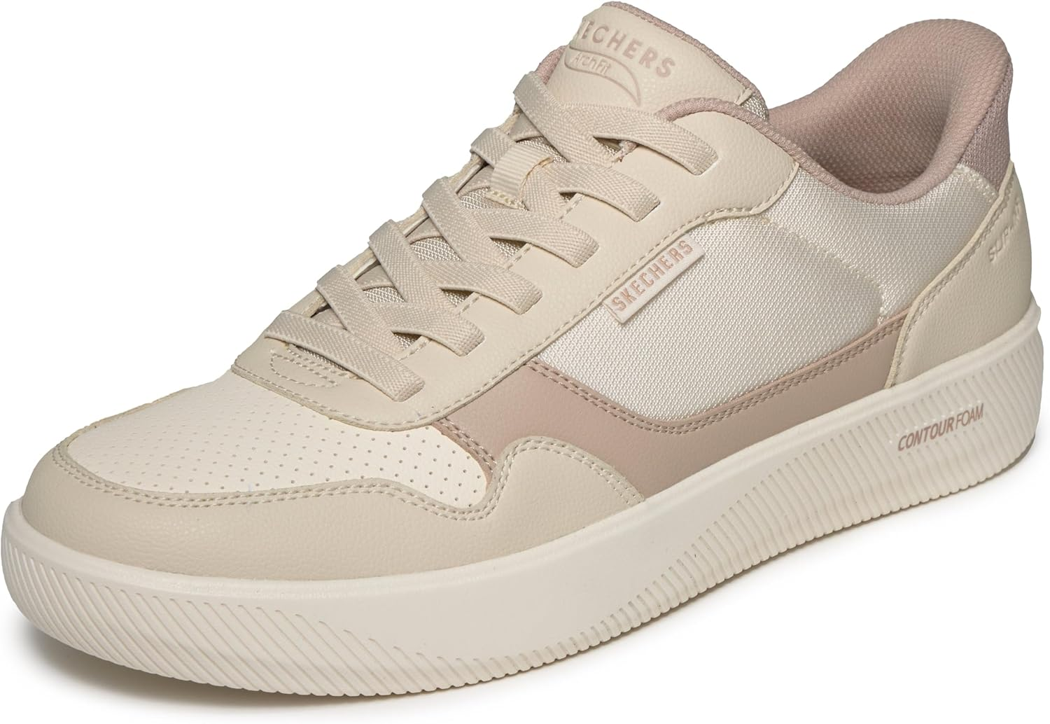 Skechers Men'S Arch Fit Court Break-Komfortabel Hands Free Slip-Ins Sneaker