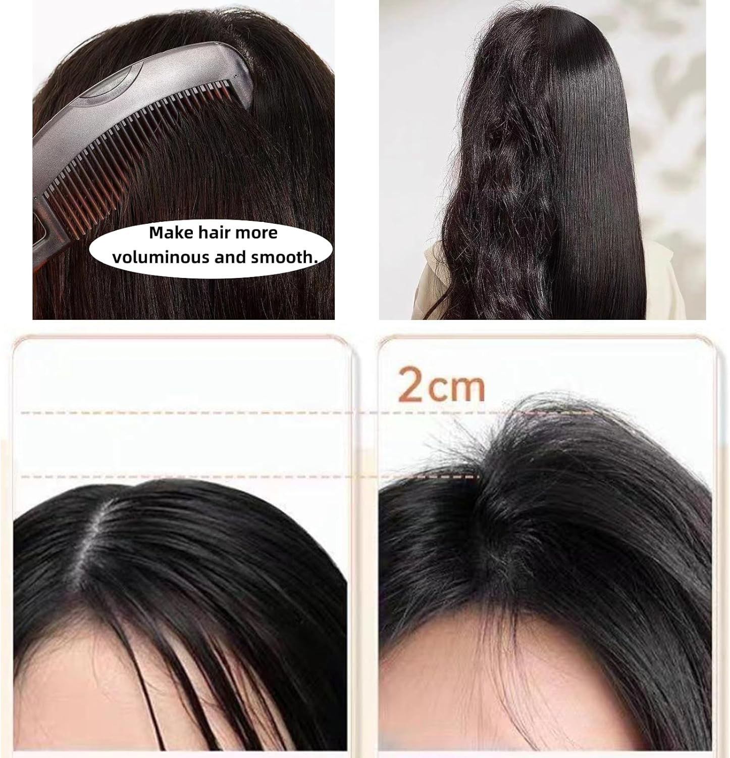 LIANRISES Dandruff Comb, Scalp Sweep Comb for Dandruff Remover, Scalp Cleaning Comb for Women and Men, Hollow Design, anti Static, Clean Hair Press Comb with Tail Comb image number 1