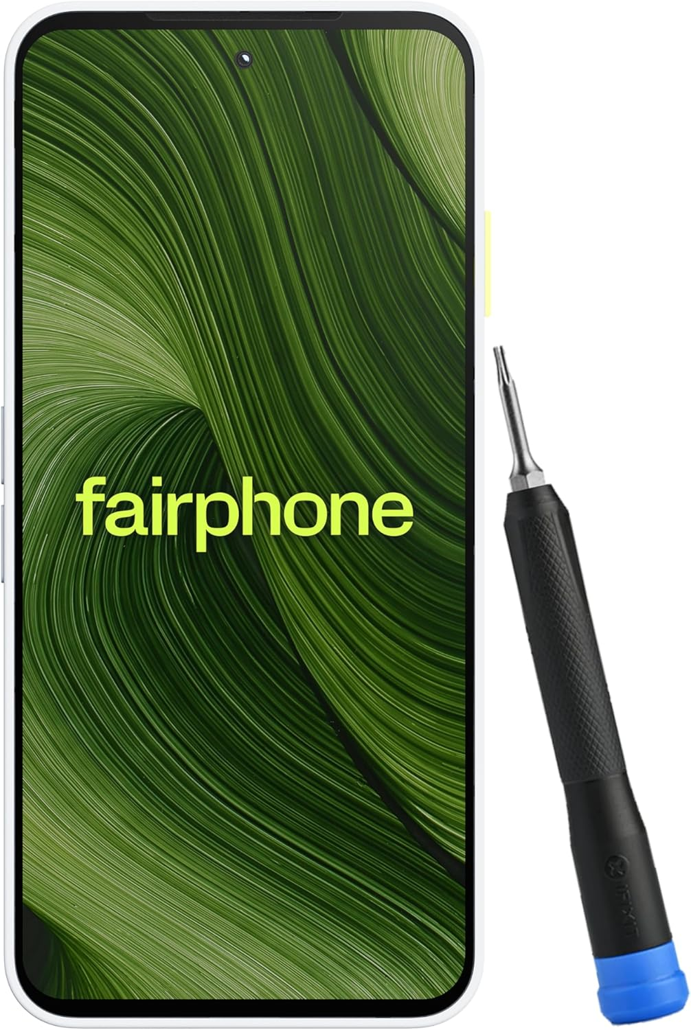 Fairphone (Gen. 6 Smartphone (6.31" Display, 50MP Dual Camera, 8GB/256GB, 4415Mah, Android 15) with Ifixit Precision Screwdriver (Forest Green)
