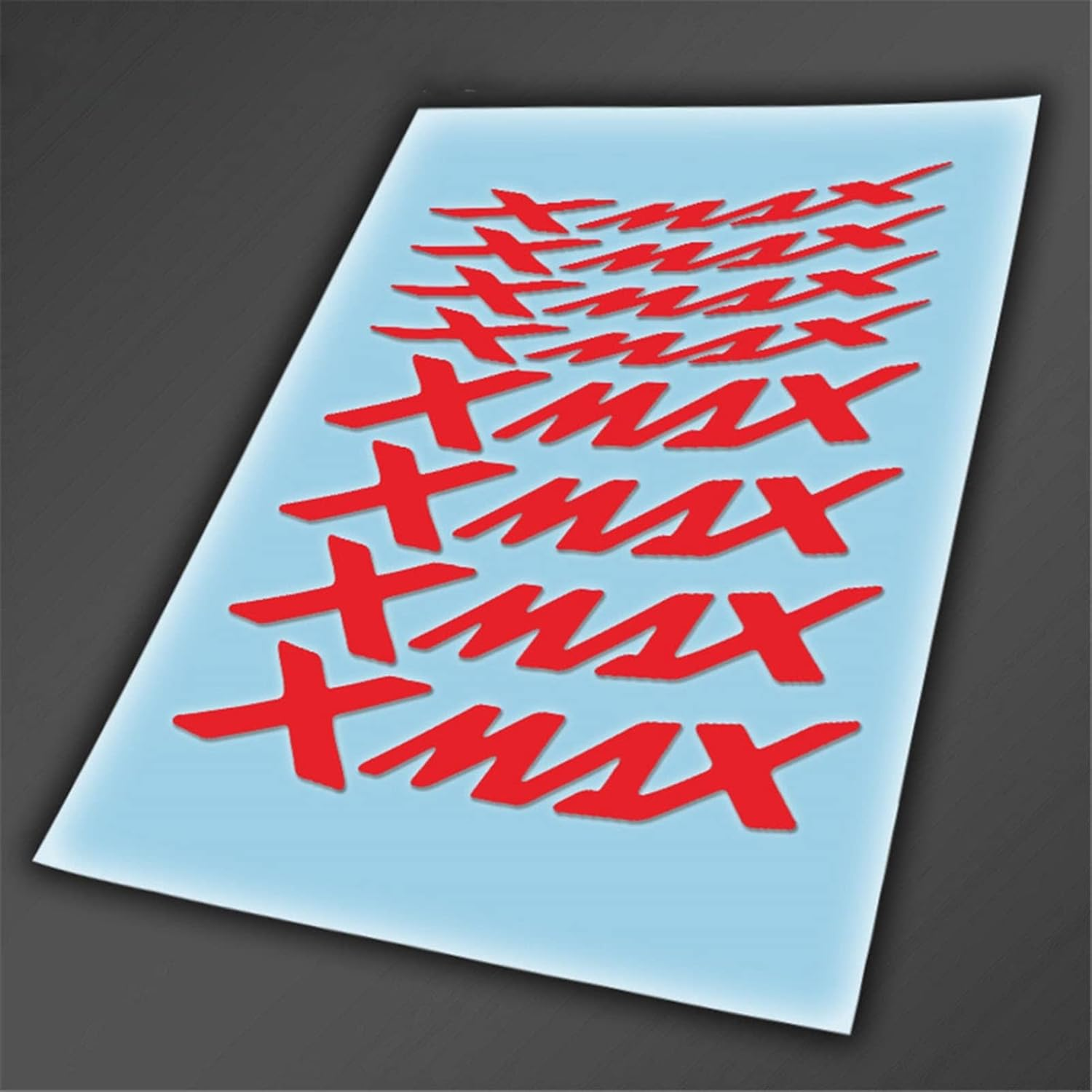 Stickers Motorcycle Wheel Stickers Rim Reflective Decoration Decals Car Accessories for Yamaha Xmax (Color : Red) image number 2