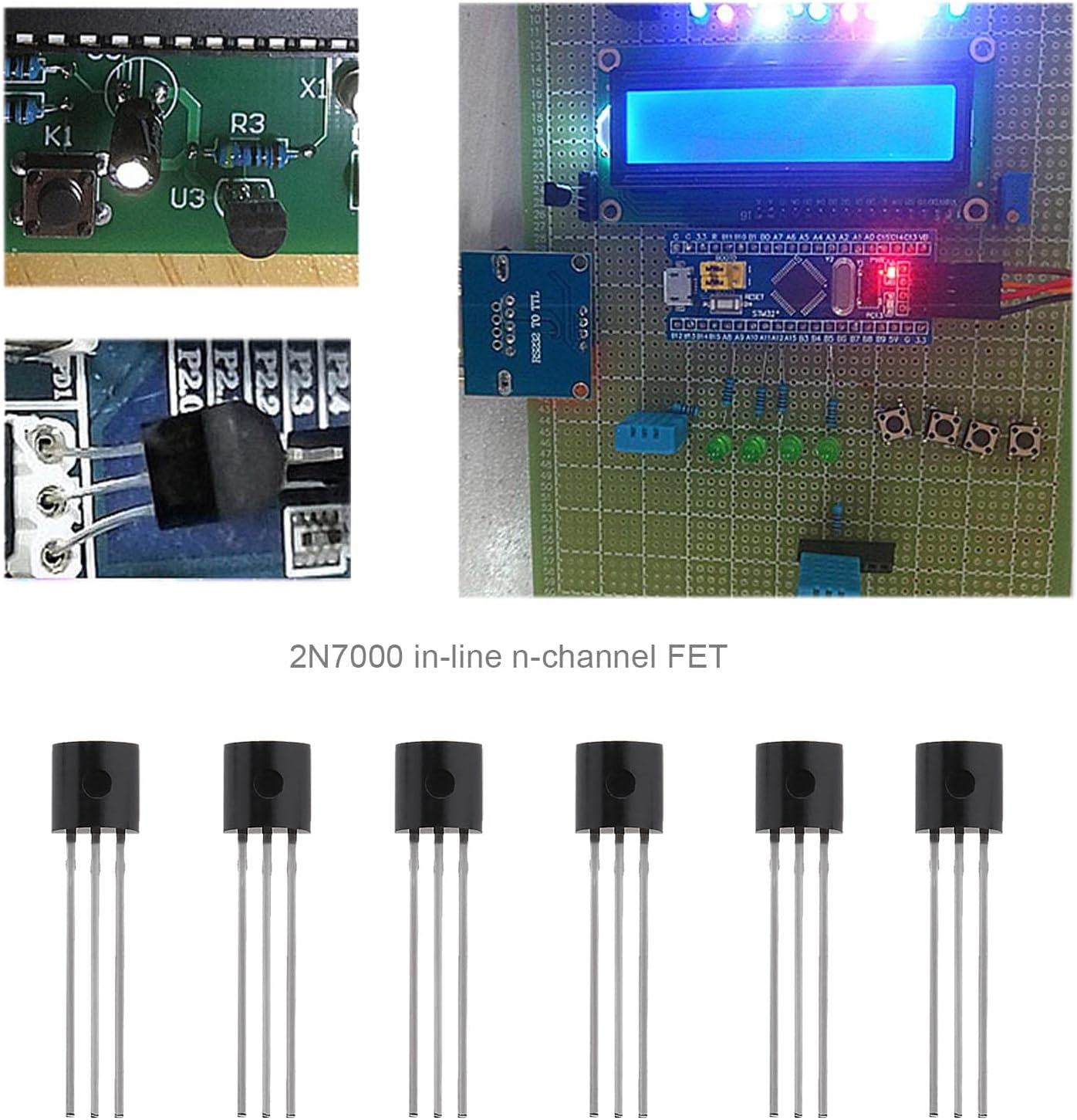 Emagtech 20Pcs FQP30N06L N-Channel Rectifier Power MOSFET Transistor 30A 60V TO-220 image number 5
