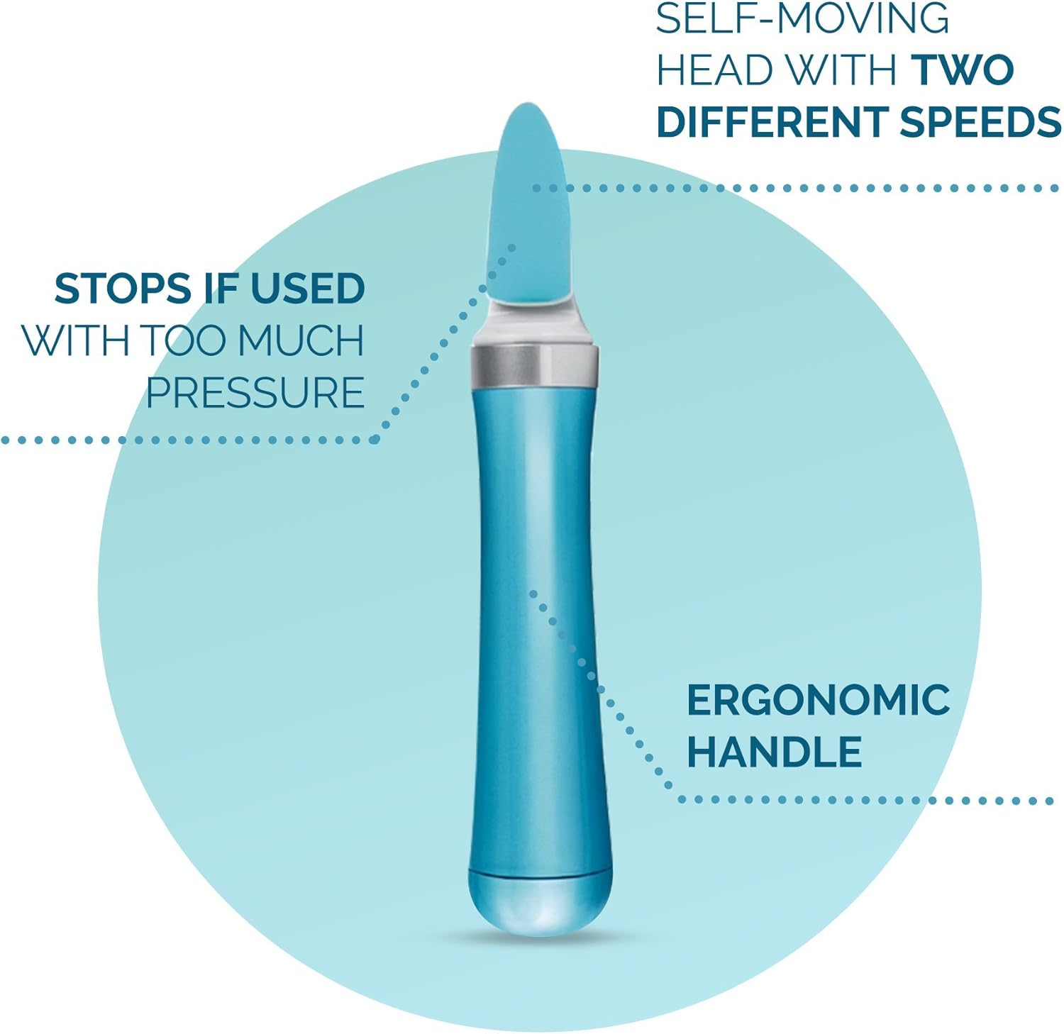 Scholl Velvet Smooth Electronic Nail Care System File Buff & Shine, Blue, 1 Count image number 3