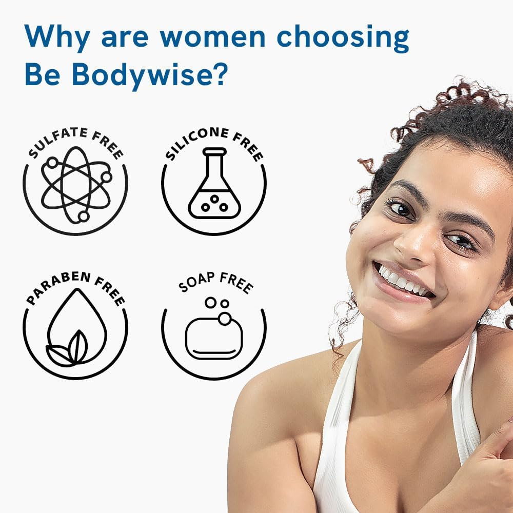Be Bodywise Body Wash Kit for Women | Includes 1% Salicylic Acid Body Wash, 5% Niacinamide Body Wash & 2% AHA Body Wash | 750Ml image number 6