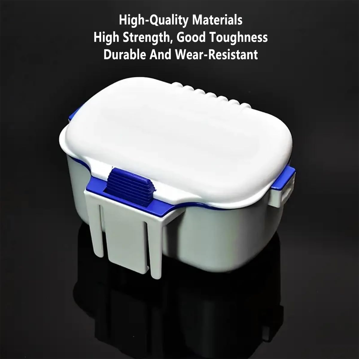 AIMALL Portable Fishing Live Bait Box with Moisturising Design, Heat Preservation, and Dual Compartments for Earthworms and Red Bugs, Compact Size 5.5X3.9X3.1In - Yellow image number 3