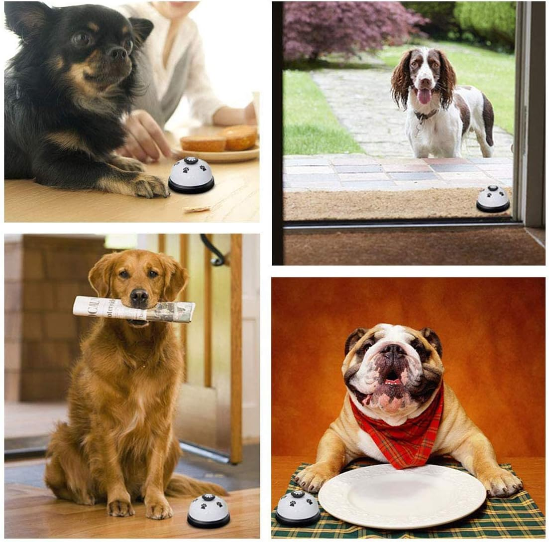 Pink Pet Training Bell, 1Pcs Dog Doorbell Dog Potty Toilet Training Bell Interaction Bell for Housing and Outdoor Training Dog Interactive Toys Eating Communication Bell - Pink image number 3