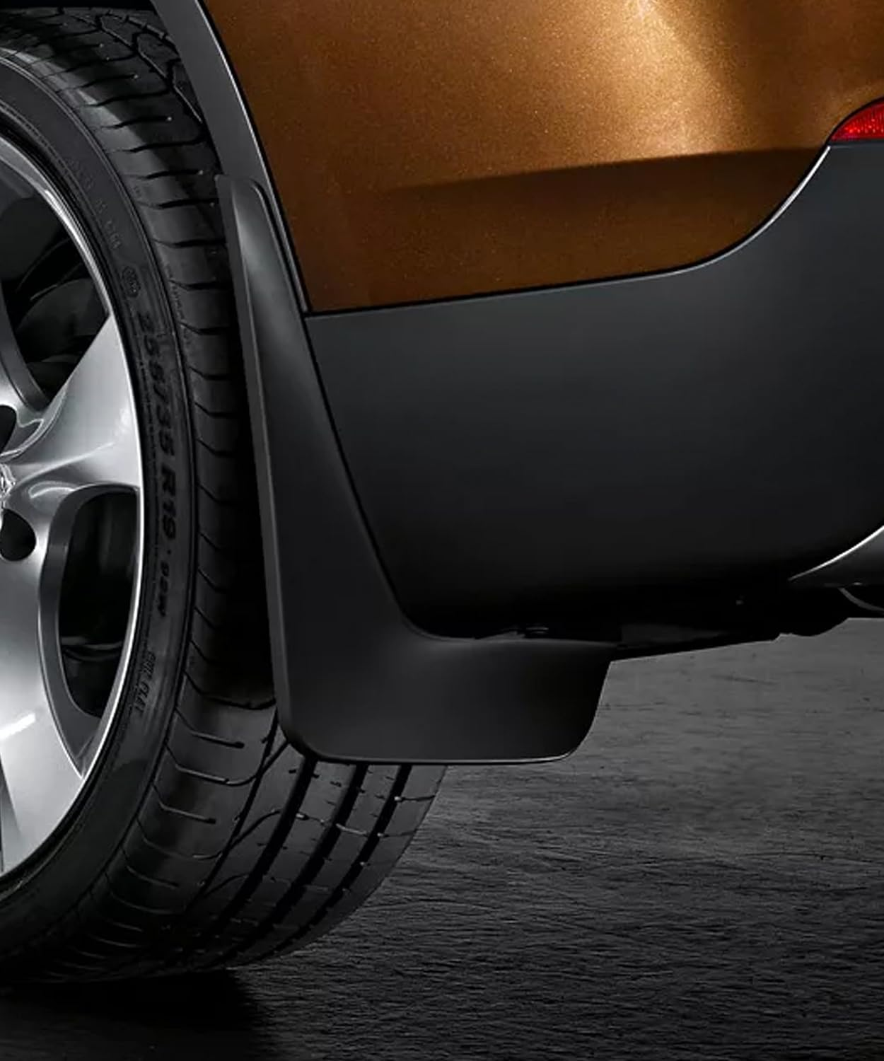 ESEWALAS 4PCS Mud Flaps,No Drilling Mudguards Mudguards Mudflaps with Hardware Kits,Front and Rear Side Splash Guards Winter Vehicle Sediment Protection,Car Mud Flaps Splash Guards Replacement image number 1