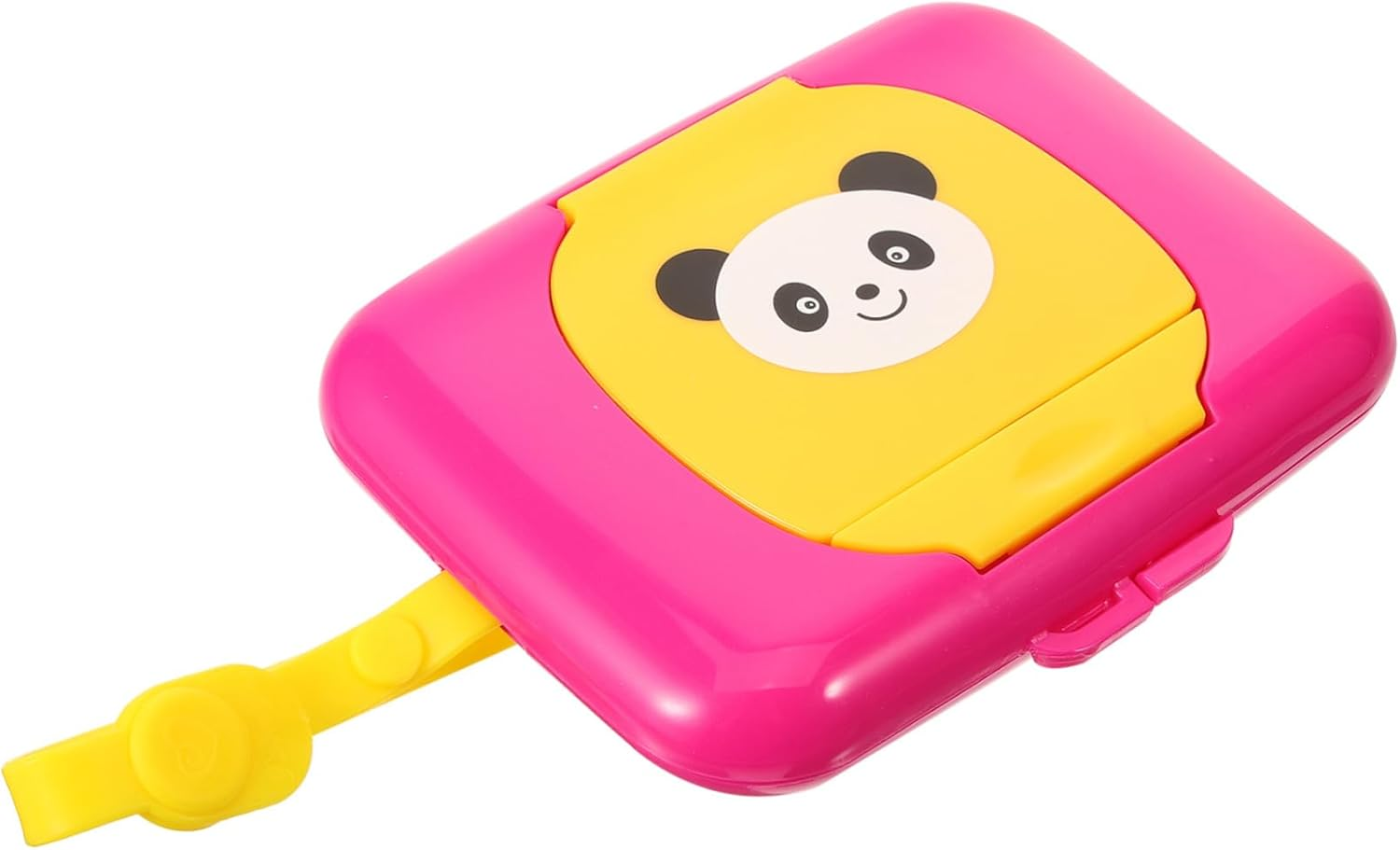 Cabilock Panda Pattern Portable Wet Wipes Box Travel Wipe Storage and Safe Design image number 3