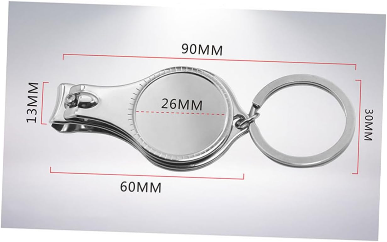 Healeved Multifunctional Nail Scissors Bottle Opener Pedicure Tools Fingernail Toenail Clipper Manicure Accessories image number 5