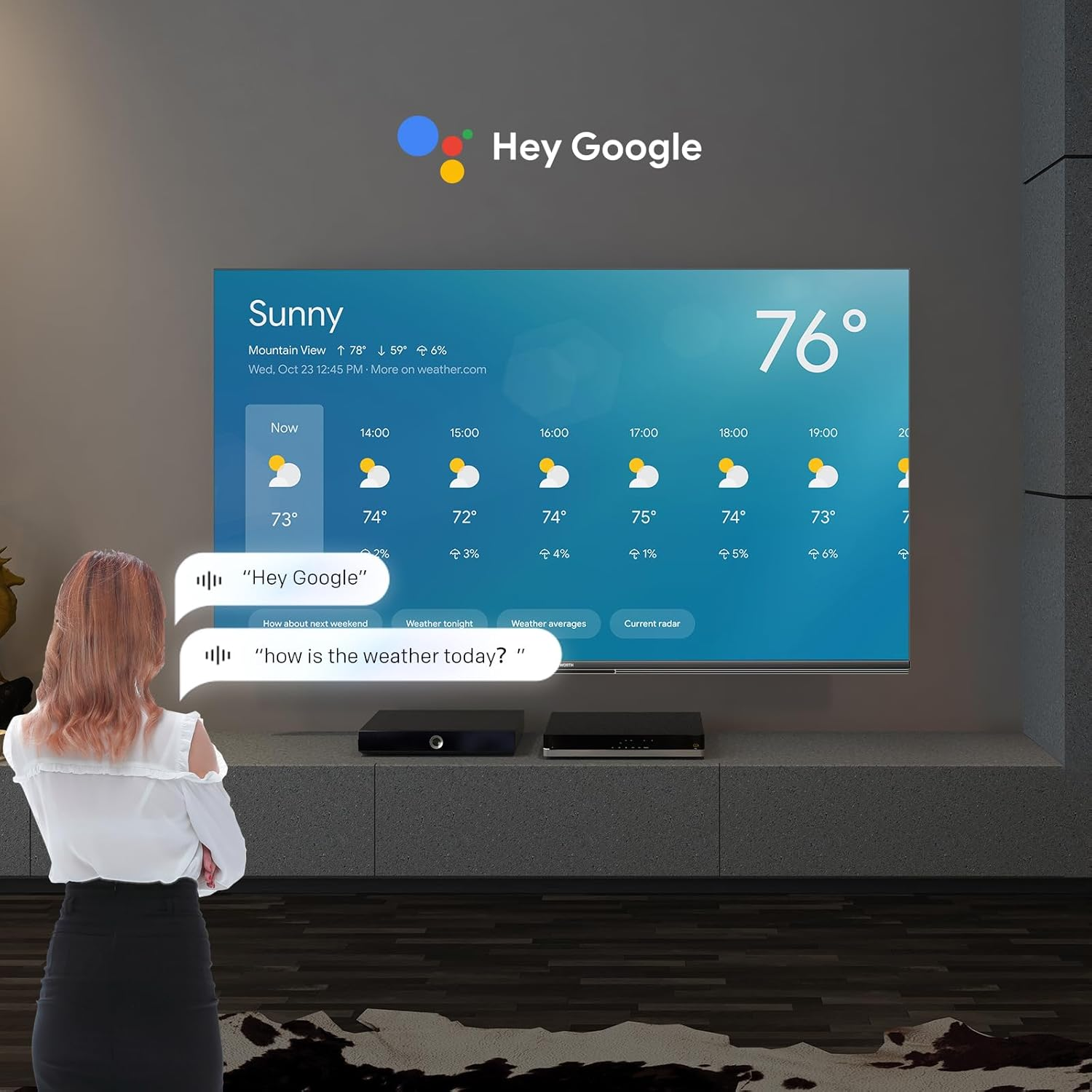 SKYWORTH 65" X8700G Magicsound Google TV, 144Hz UHD Qd-Mini LED, 2.1.2 Sound, Built-In Subwoofer, Dolby Vision+Atmos, Gaming TV, Find-My Remote image number 2