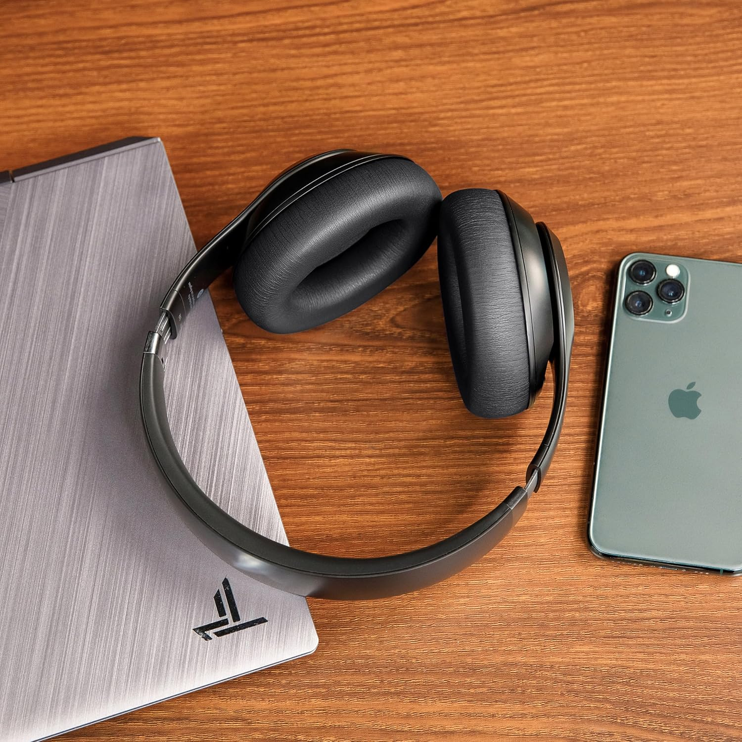 WC Padz Studio Pro - Extra Thick Earpads for Beats Studio PRO Made by Wicked Cushions | Upgraded PU Leather, Larger Ear Opening, Enhanced Foam | Black image number 6