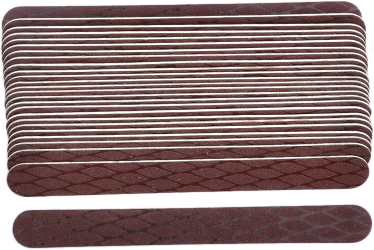 TRUSTTWO 20Pcs/Lot Brown Nail File Sanding Double Side Nail Buffer Polish Blocks Professional Cuticle Remover Nail Care Beauty Tools the New image number 2