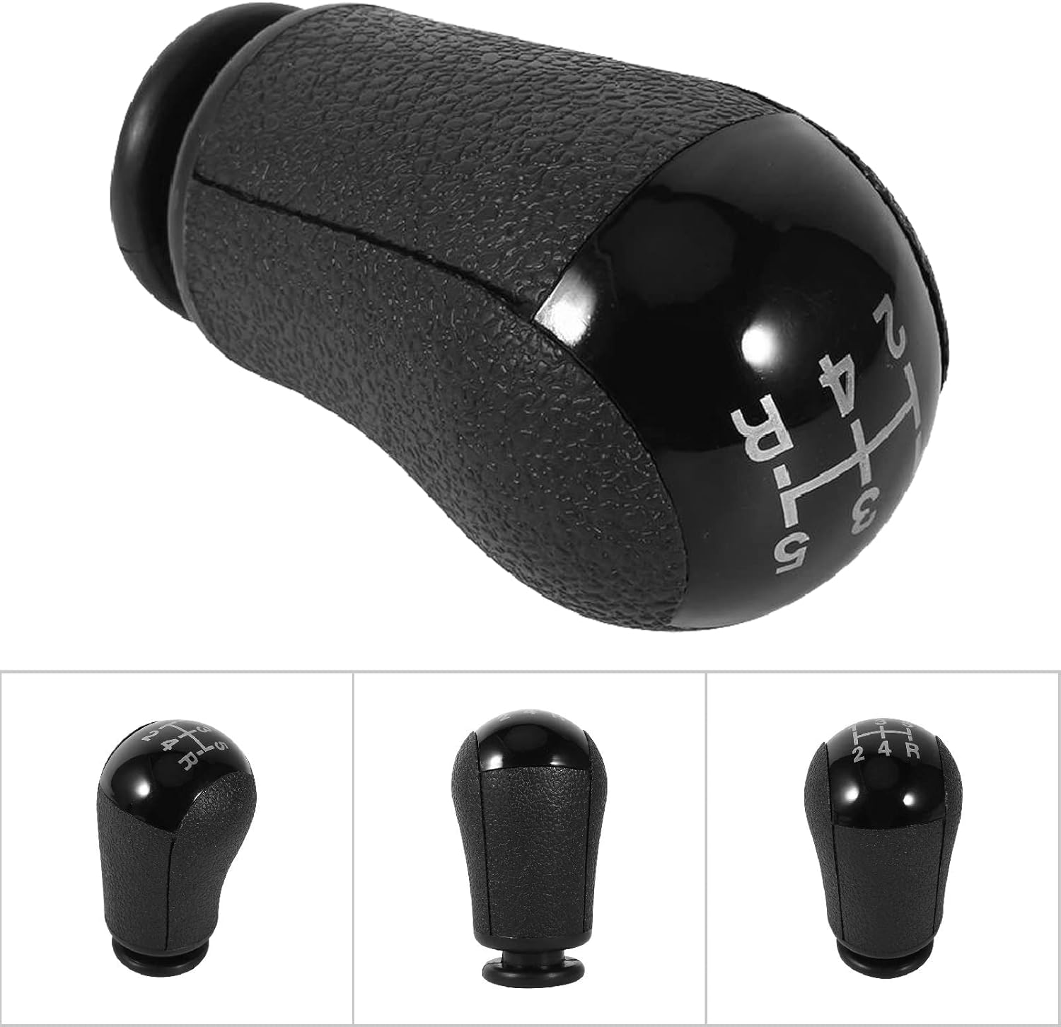 Gear Stick, ABS Comfortable 5 Speed Knob for Car (Black) image number 6