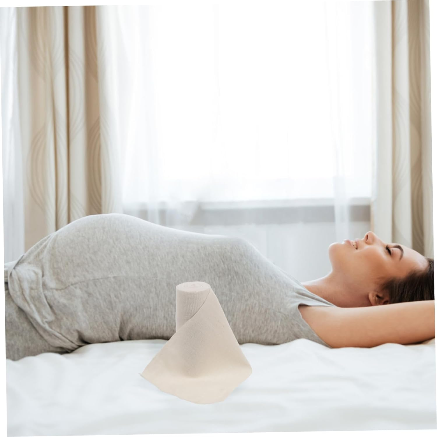 Postpartum Breast Abdominal Compression Binder Maternity Support Belt High Elasticity Wrap for Belly Shaping Postpartum Essentials image number 3