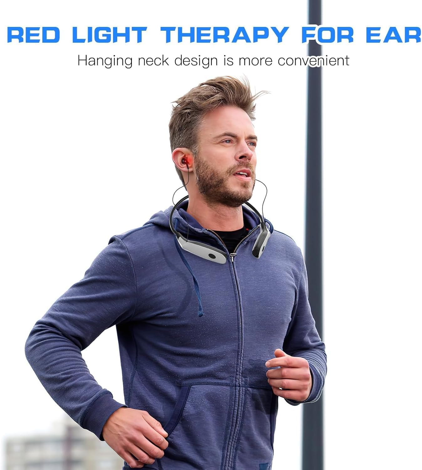 Red ight herapy Device for Nose & Ears, 650Nm Rechargeable 2 in 1 Infrared Red ight Nasal herapy for Nose/Sinuses & Ears with Ear Canal Silicone Cover and Nasal Silicone Sleeve image number 5