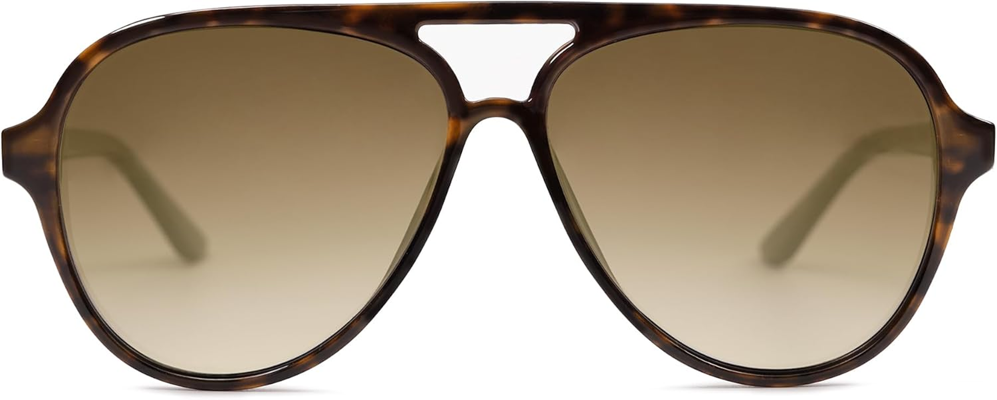 SOJOS Retro Polarized Aviator Sunglasses Womens Mens Classic Double Bridge Sun Glasses SJ2201 image number 6