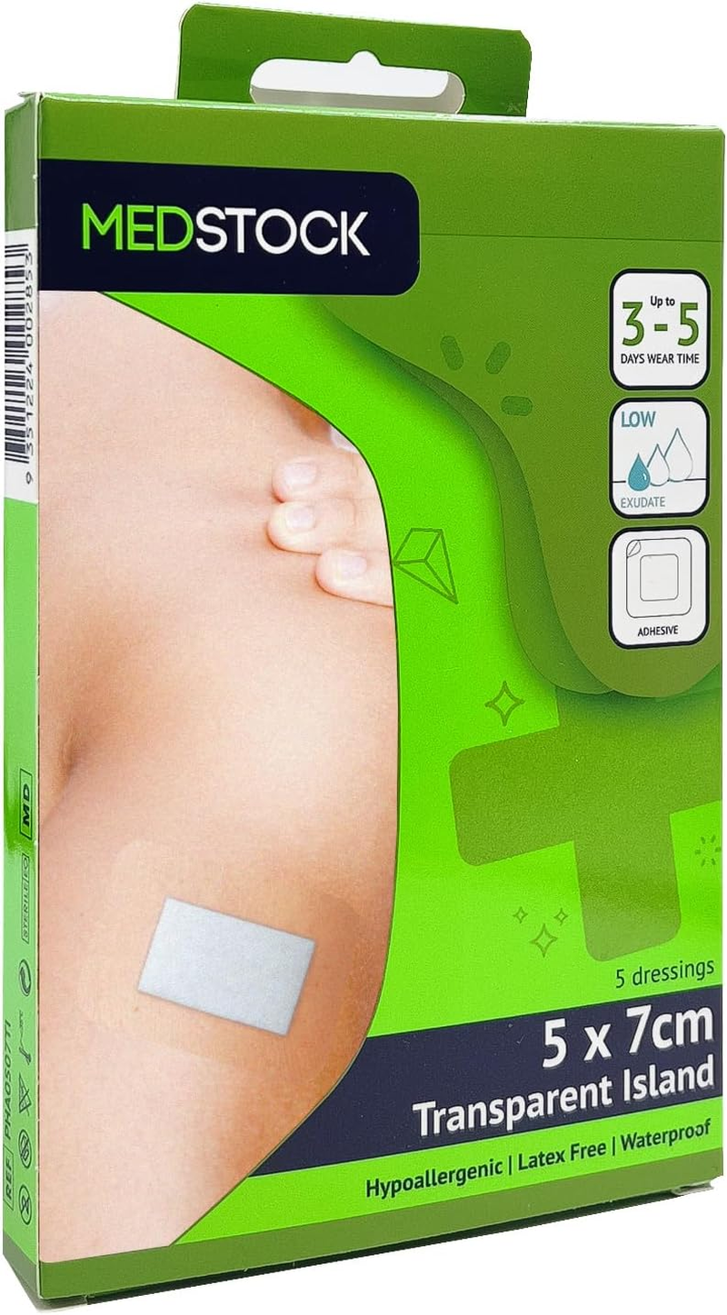 MEDSTOCK Transparent Island Multipack - 4Cm X 5Cm - 5Pcs