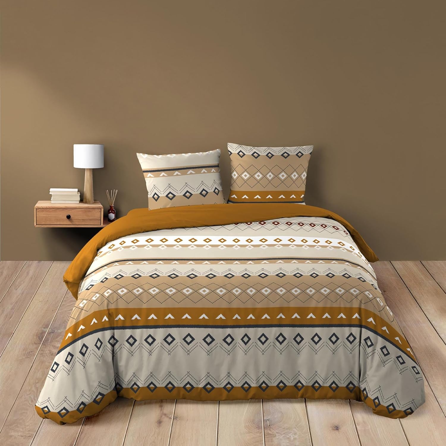 Douceur D'Int&eacute;rieur, 3-Piece Bedding Set (240 X 220 Cm) Xena, 100% Cotton image number 5