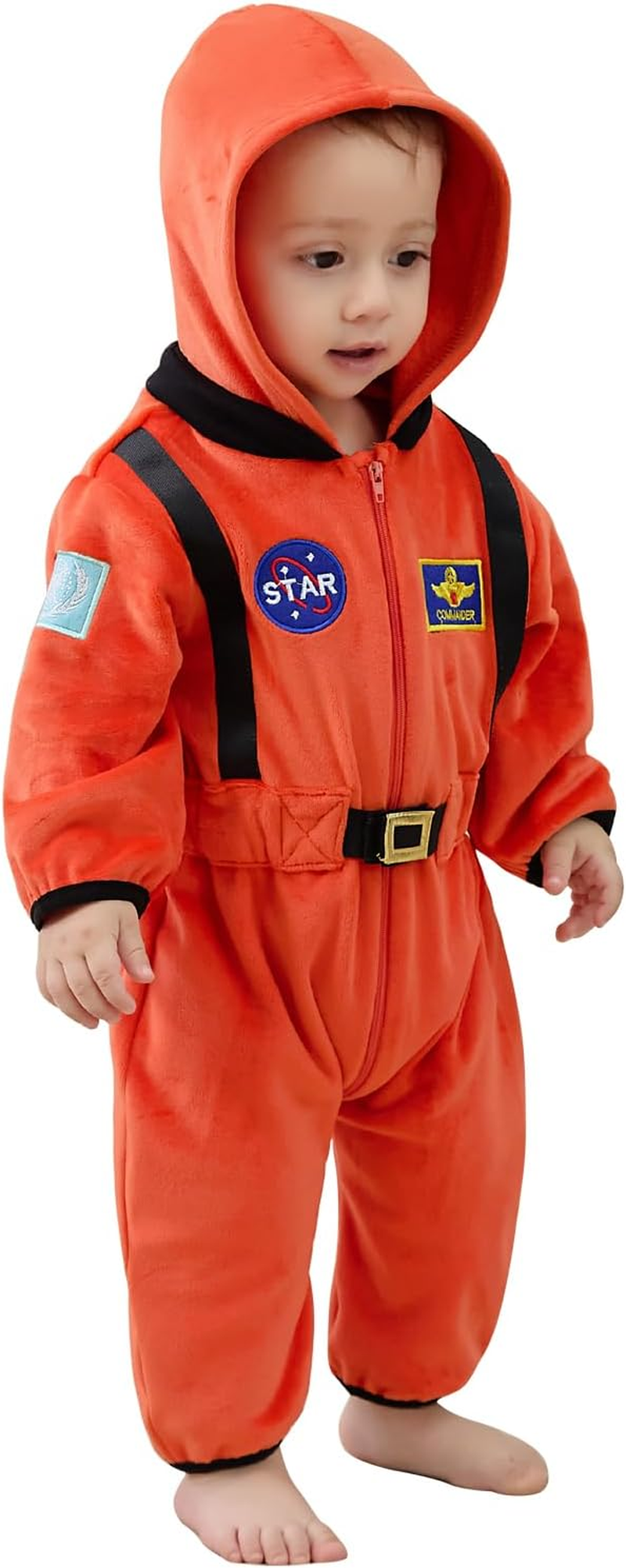 LXKIKMM Baby Toddler Kids Astronaut Costume Space Suit Children Festival Outfit image number 6