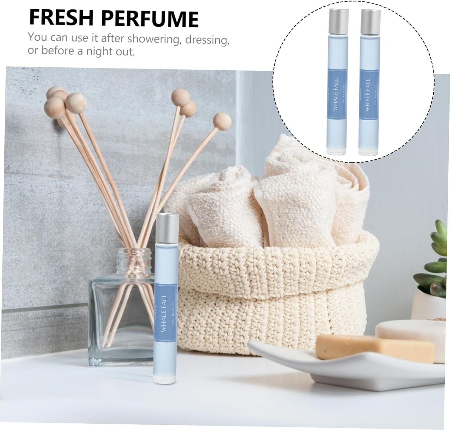 MUSISALY Set of 2 Romantic Body Sprays Women Men Daily Fragrance Perfumes Non-Irritating for Occasion image number 6