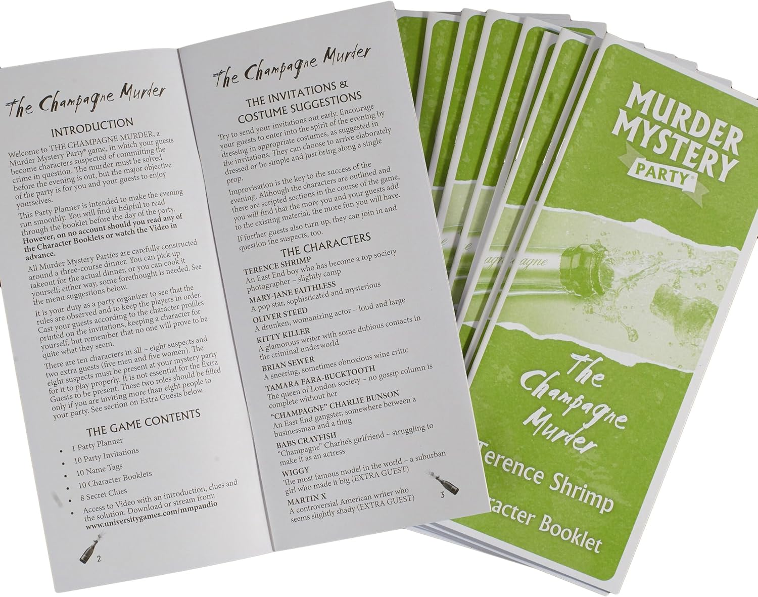 Murder Mystery Party Game &ndash; the Champagne Murder | Fun Board Game for Adults & Teens, Ages 14+ | Perfect for Parties, Unsolved Case Files & Mystery Lovers image number 2