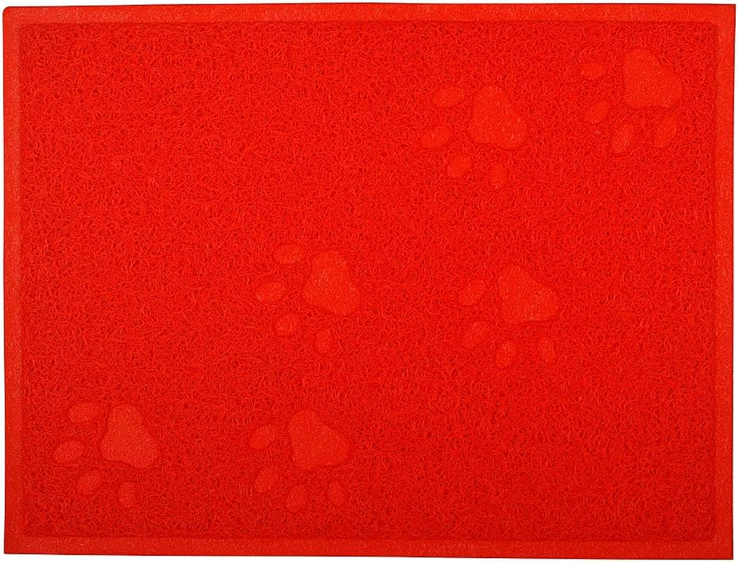 Cat Litter Box Debris Catcher Mat 16X12 Inches,4 Colors Available (Green) - Blue image number 4