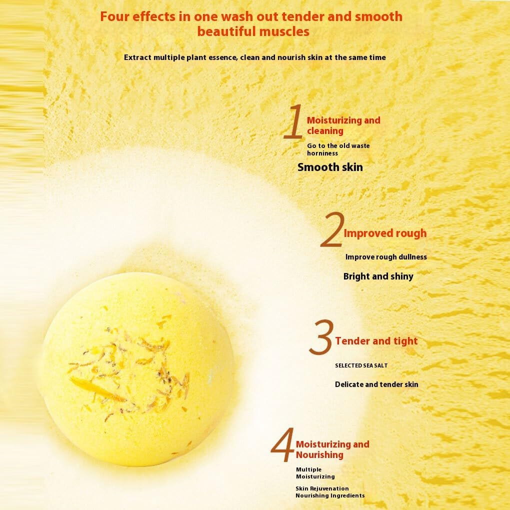 Bubble Bath Ball with Essential Oils Indulge in Luxurious Bath Experience Dissolves Faster in Hydrothermal Conditions image number 2